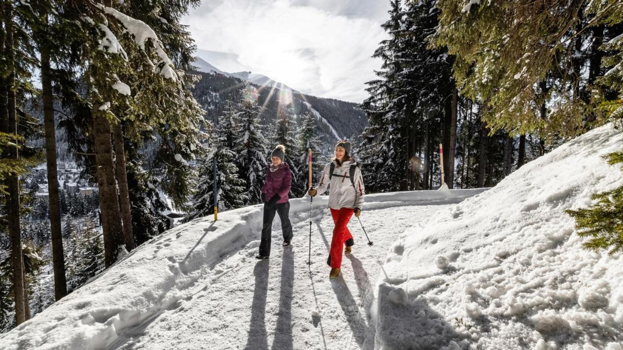 Boutique-Hotel Garni Bellevue Davos Wiesen Luaran gambar