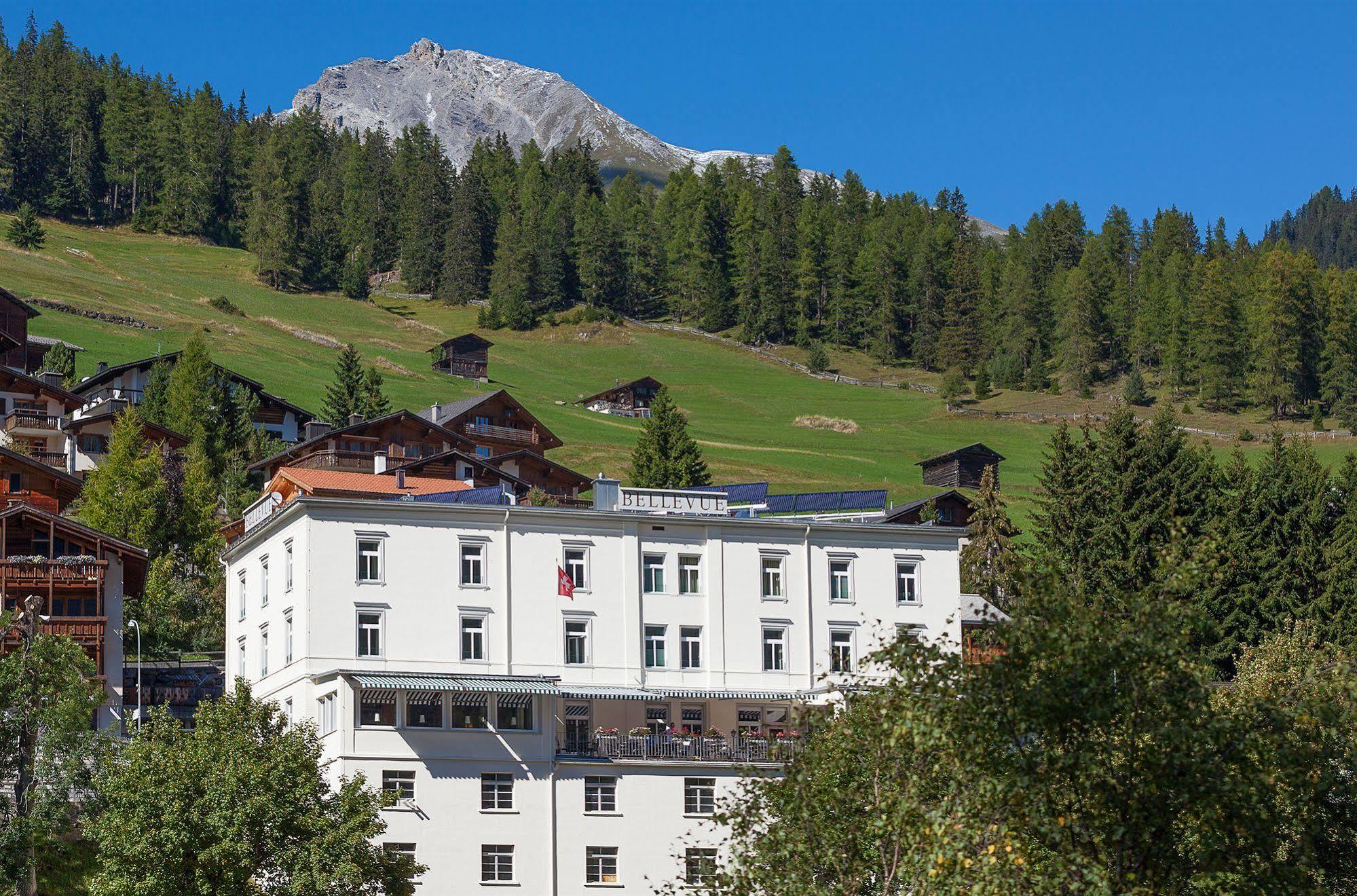 Boutique-Hotel Garni Bellevue Davos Wiesen Luaran gambar