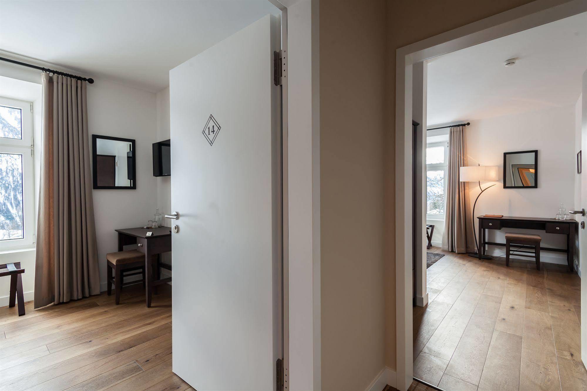 Boutique-Hotel Garni Bellevue Davos Wiesen Luaran gambar