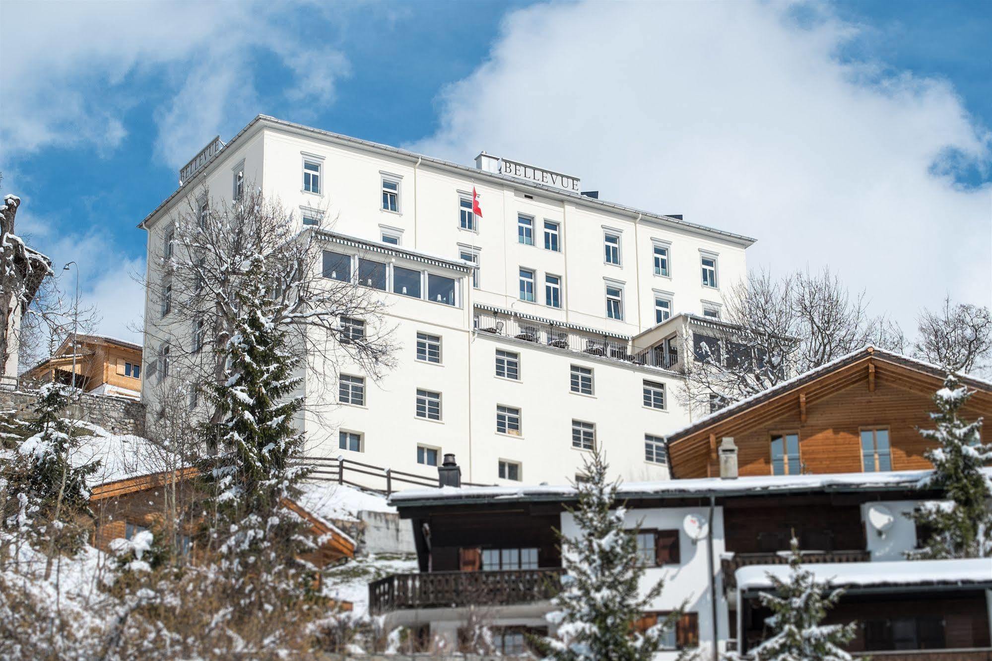 Boutique-Hotel Garni Bellevue Davos Wiesen Luaran gambar